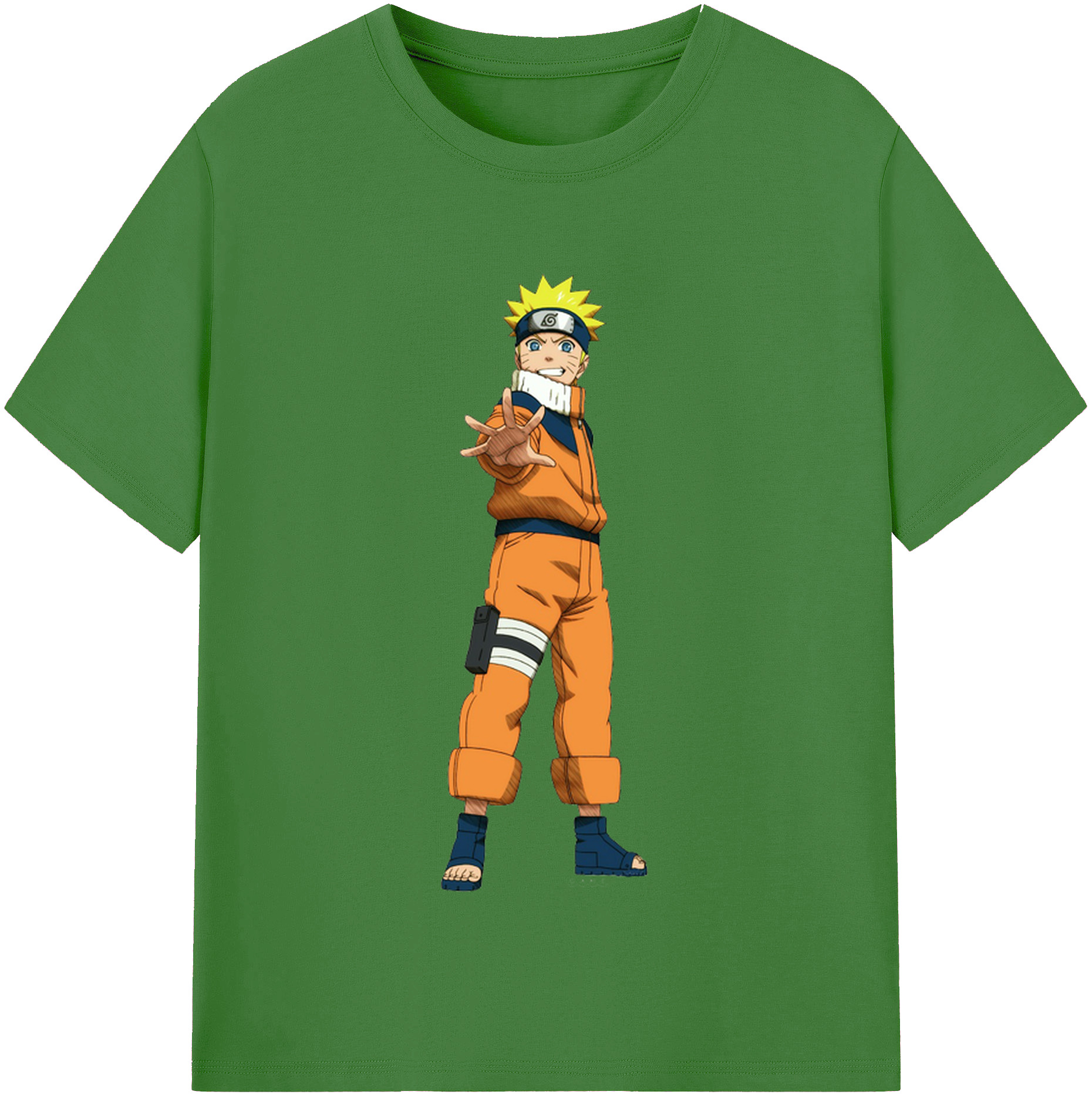 （画像用） NARUTO -ナルト- うずまき ナルト Uzumaki Naruto レディースカジュアルプリントTシャツ（綿100％）